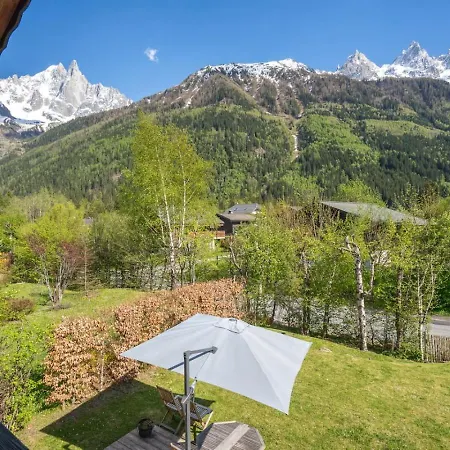 Michka - 500m Flegere Cheminee Jardin Vue 180 * Chamonix